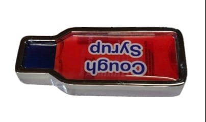 metal table top cough syrup
